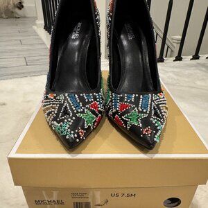 micahel kors beaded pump size 7.5